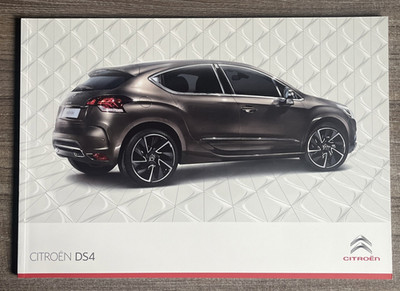 Citroen DS4 2011 Range Auto Prospekt Schild DStyle DSport THP 200 155, HDi 160 110
