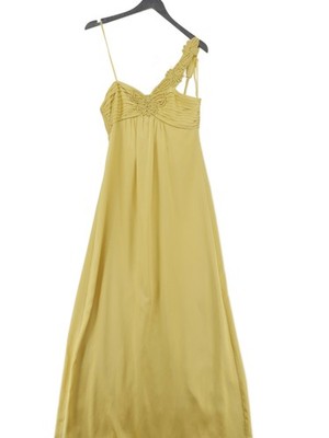 BCBGMAXAZRIA Maxikleid UK10 in Gelb