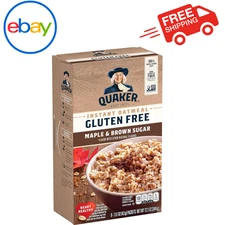 Quaker Instant Oatmeal, Maple Brown Sugar, 12.1 oz, 8 Packets