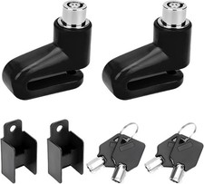 2 PCS Motorcycle Disc Brake Lock, Anti-Theft Security Wheel Disc Brake Lock with