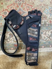NEET Right-Handed XL Hip Belt Quiver Holder Aztec Southwestern 4-Tubes 3-Pockets