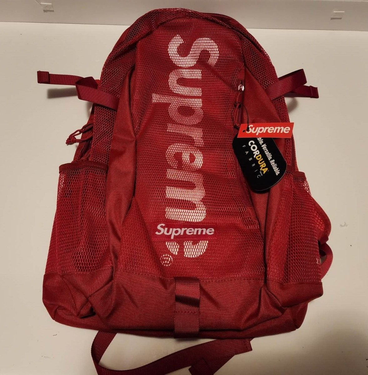 supreme reflective backpack