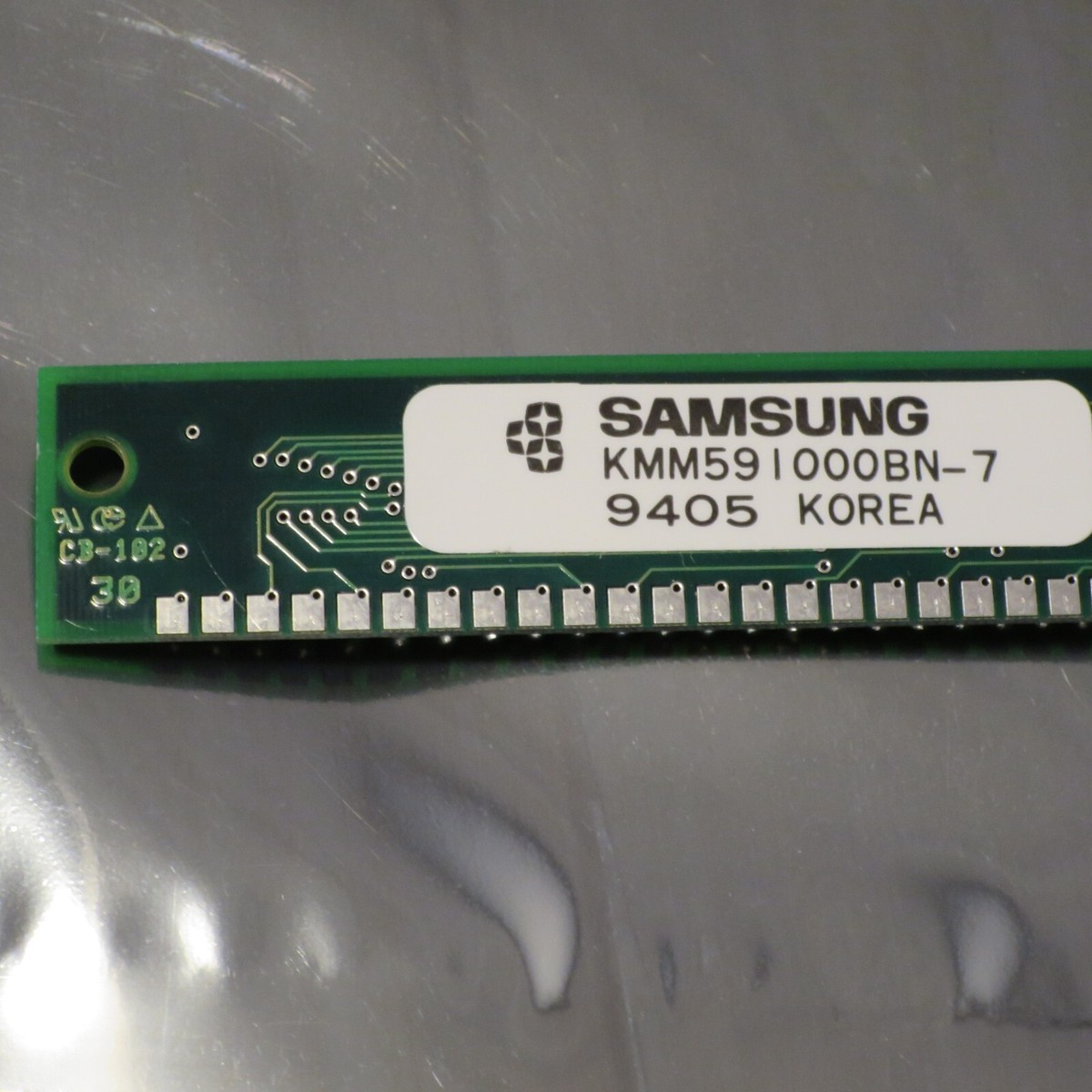 Samsung SM30N7672711MP1A0E05 メモリ Samsung 4x 1MB 70ns 30-Pin SIMM Memory KMM591000BN-7 | Tested