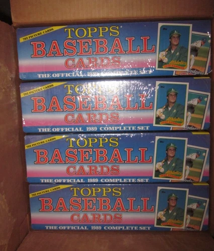 1- 1989 Topps Baseball Factory Sealed Displayed Set(792) From Case