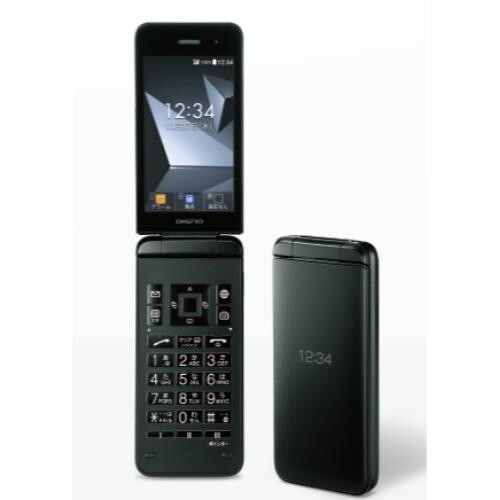 美品！！　DIGNOケータイ4 NPA202KC KYOCERA A202KC DIGNO KEITAI 4 FLIP PHONE ANDROID Black