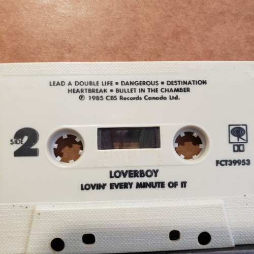 Loverboy- Lovin’ Every Minute Of It- 1985 Cassette Tape Columbia Records Tested - Picture 4 of 4