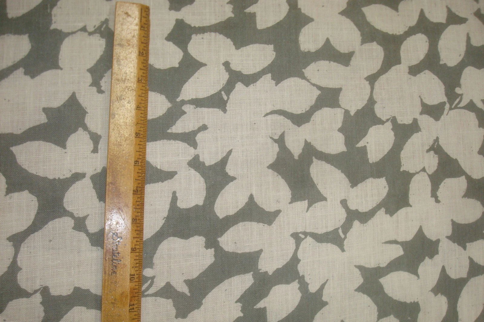 1.75 Yds Clay McLaurin Fabric 100% Linen Canopy Mineral for Pillows 55" x 63" - product detail image 2