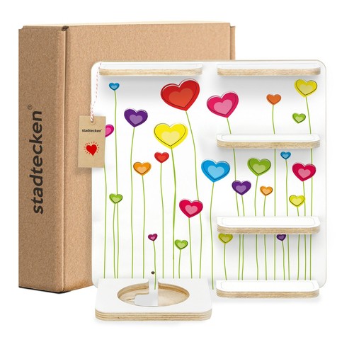 Toniebox Aufbewahrung – Regal für Tonies & Box, Wandregal, für Mädchen - Bild 2 von 8