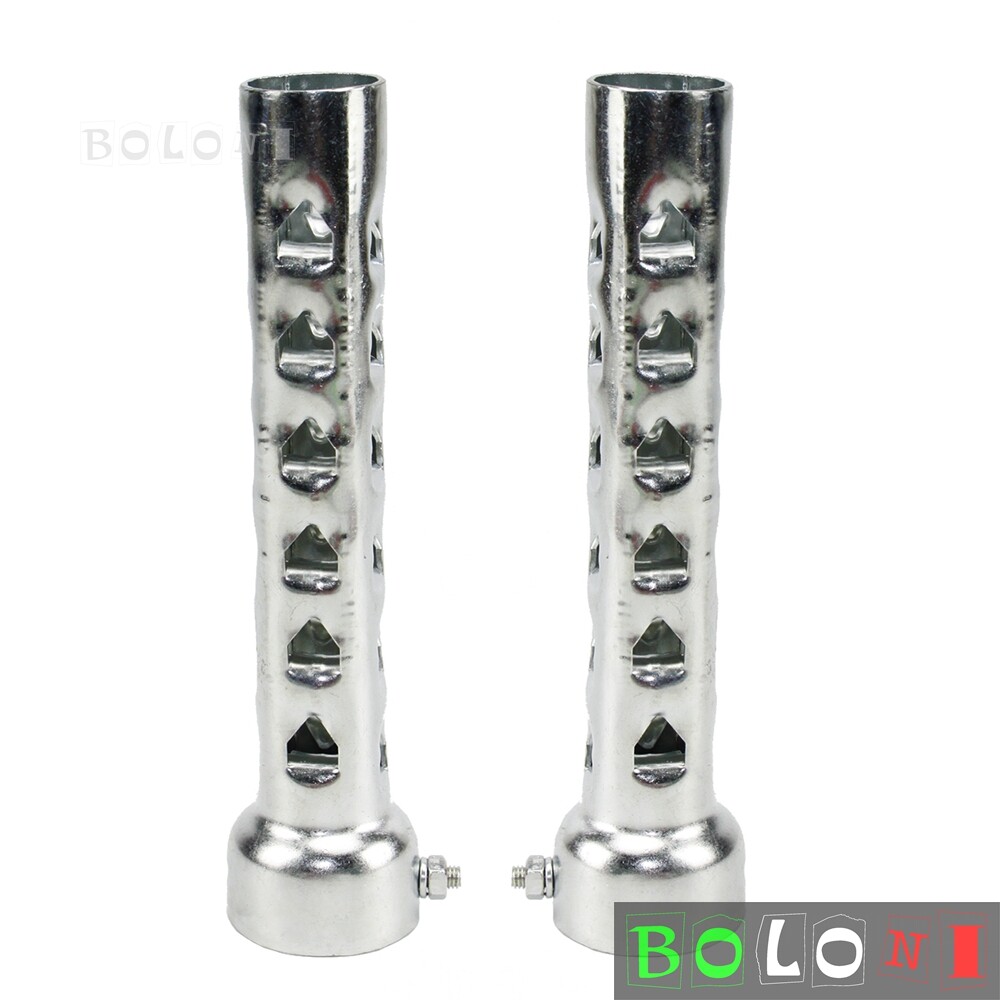 2X 51mm Exhaust Baffles 2" Exhaust 7.87" Length Muffler Insert Baffle