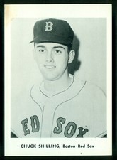 Original 1960's Chuck Schilling BOSTON RED SOX Team Issue B&W Photo #2 sz 5X7