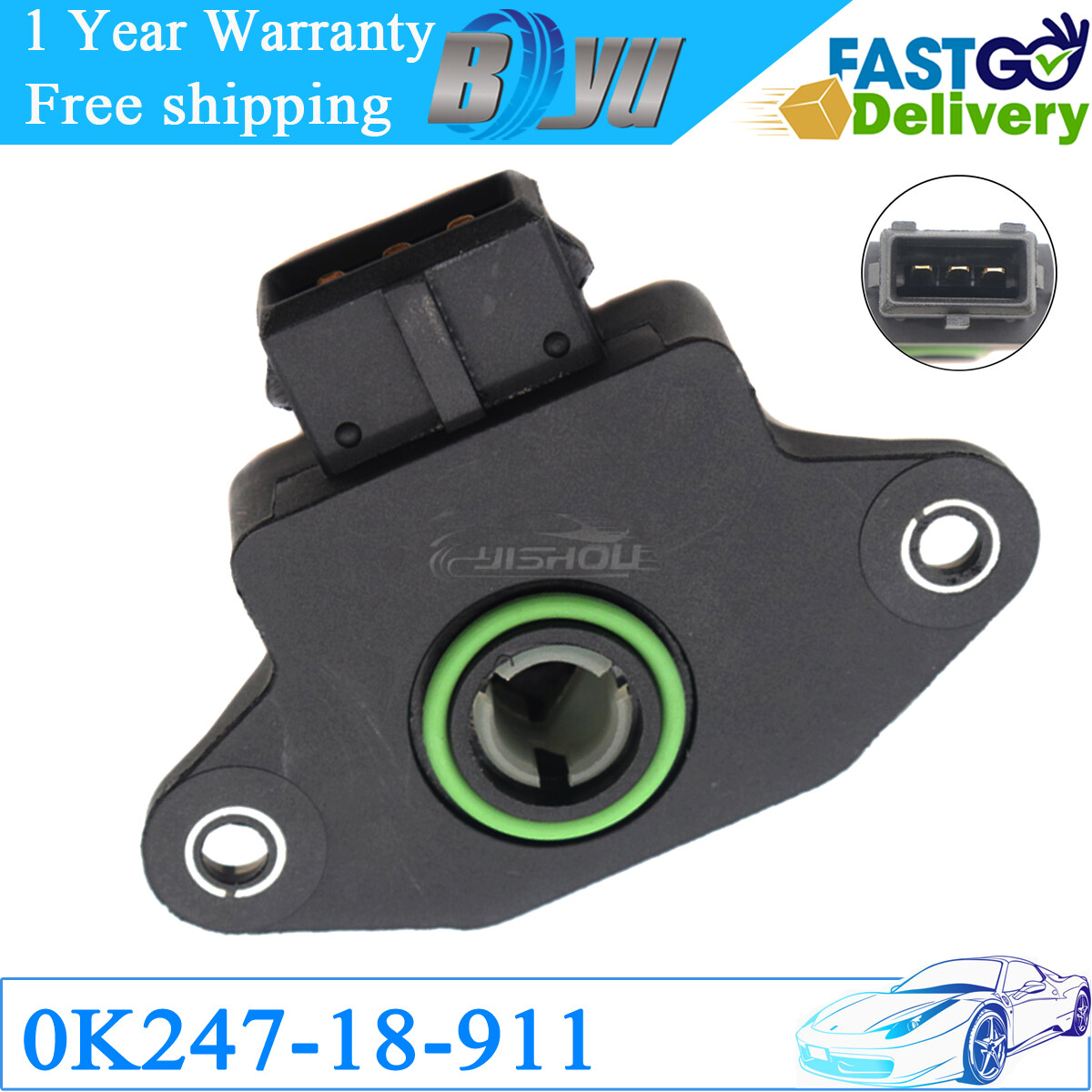 スロットルポジションセンサー Kia用 Rio用 Sephia用 Spectra用 Sport用 1995-1998 1999 20 KLA用 Rio  2001 2002 2003 2004 2005用 Sportage用 Spectra TPSスロットルポジション Hihaha  No.90323839/3517022001 TPS Throttle Position Sensor for Kia Sportage  1995-2002 ... スロットルポジションセンサーはKIA、Rio、SEPHIA、Spectra、SPORTAGEに適合します。スロットルポジションセンサ