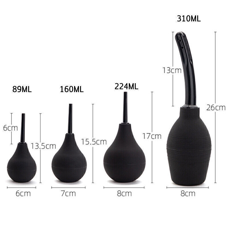 Anal/Vaginal Bulb Douche Enema Anal Irrigation Colonic Cleaner Rectal Syringe US