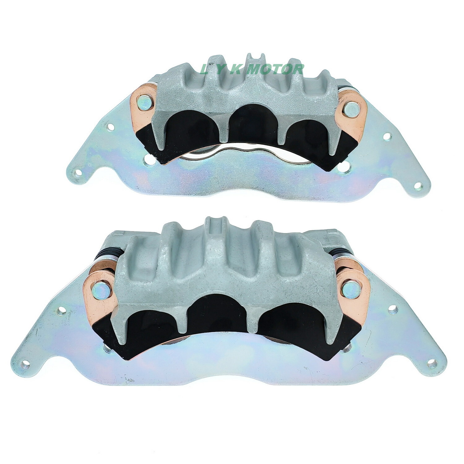 Triumilynn Front Rear Brake Caliper For Polaris RZR 800 2008-2014, RZR S 800 2009-2014 With Pads # 1911529 1911530 1911544 1911545, Left &amp; Right, 4 Pack In | Whizz Calipers With Pads