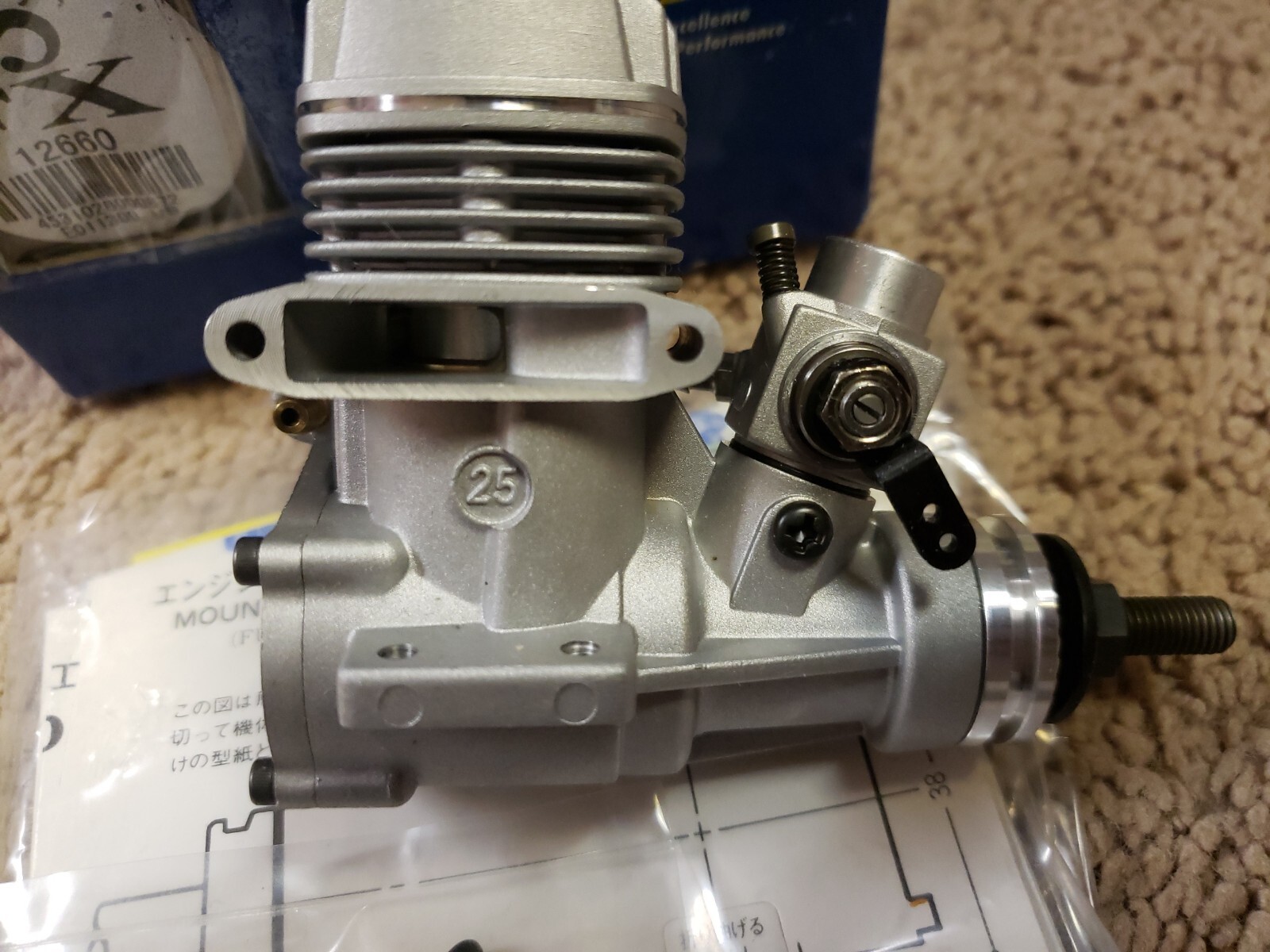 OS Engine - OS max 25 FX Glow motor - New!