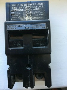 circuit breakers challenger 200 amp 2 pole | eBay