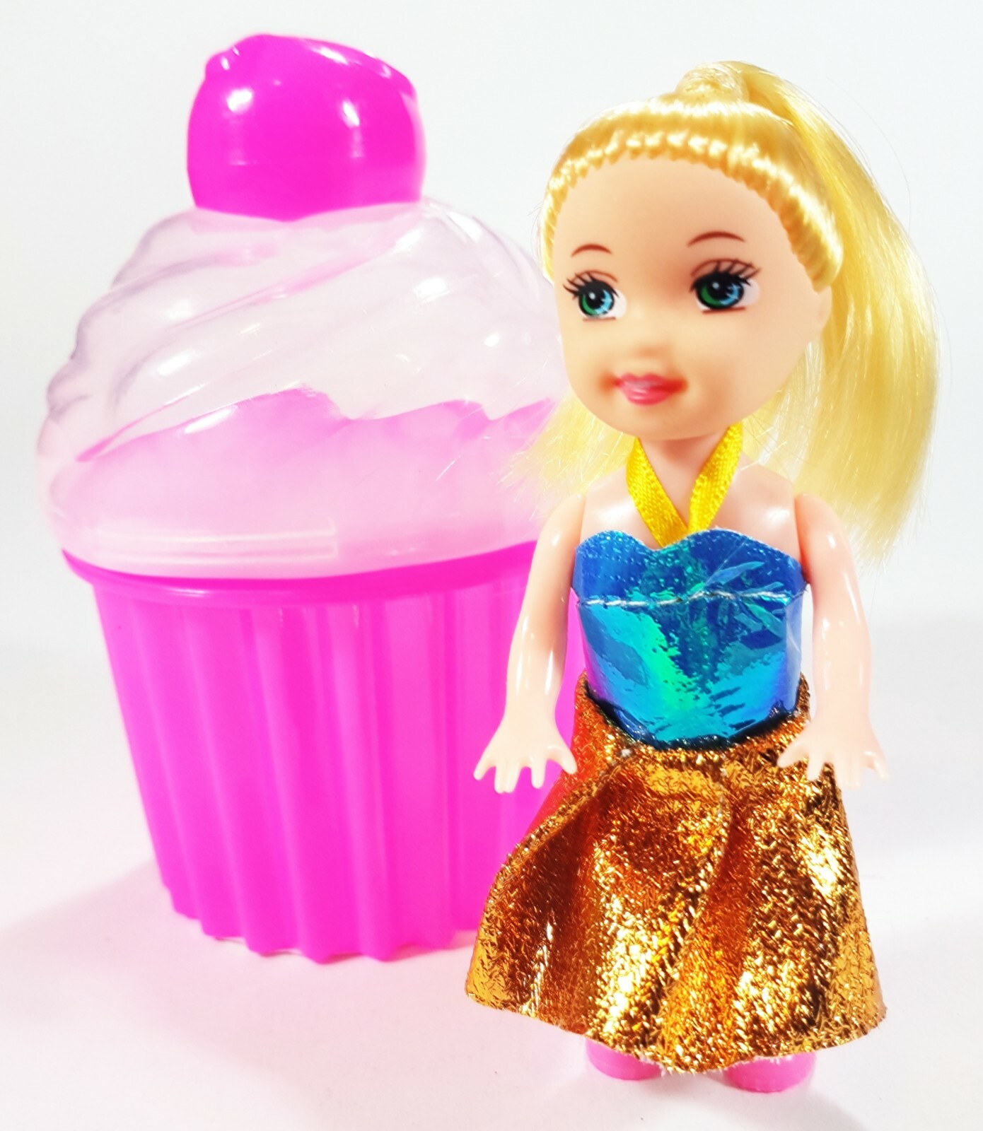 Beautiful Cup Cake Princess CUPCAKE-FANTASIA PRINCESS Blonde Hair 10cm/4""