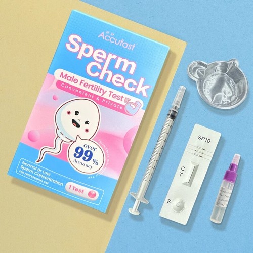ACCUFAST Sperm Test Kit For Male Pregnancy Preparation Accuracy 99% Sperm Count - Picture 2 of 8