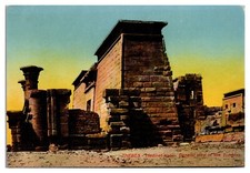 ANTQ Temple Ruins, Medinet Habu, Thebes, Egypt Postcard