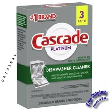 Dishwasher Cleaner Tablets Gluten free Washing Machine Cleaner fresher sparkling