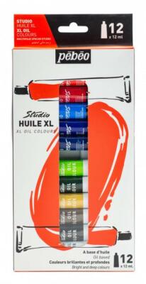 Pebeo Studio XL Ölfarben Set 12 x 12 ml