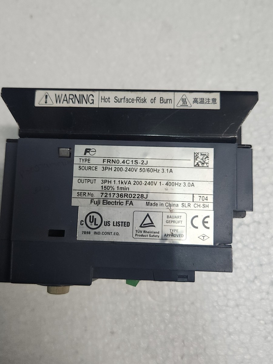 FUJI ELECTRIC FRN 0.4C1S-2J COMPACT INVERTER FRENIC-MINI FUJI ELECTRIC FRN 0.4C1S-2J COMPACT INVERTER FRENIC-MINI