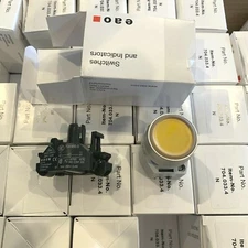 EAO 704.033.4 Yellow Push Button Switch Series 04 *Brand New* 