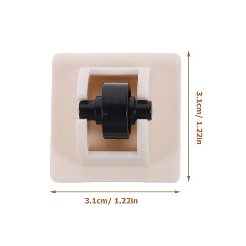 4 Pcs Sticky Pulley Adhesive Castor Wheels Small Caster Mini Self - Picture 6 of 12