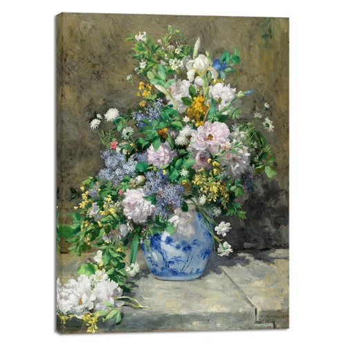 Canvas Wall Art Spring Bouquet by Pierre Auguste Renoir Flower Artwork Prints