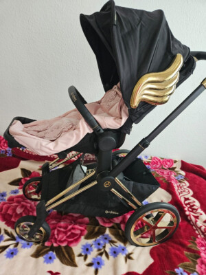 Cybex Priam Jeremy Scott Goldene Flügel TOP ZUSTAND