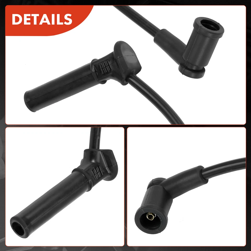 6x Spark Plug Wire Sets for Land Rover LR3 2005 2006 2007 2008 V6 4.0L Base 8mm - Изображение 2 из 4