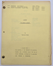 QUINCY, M.E. / Wallace Ware 1977 TV Script, Jack Klugman 
