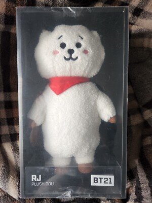 Official Line Friends RJ Plush BTS BT21 Brand New In Box Standing