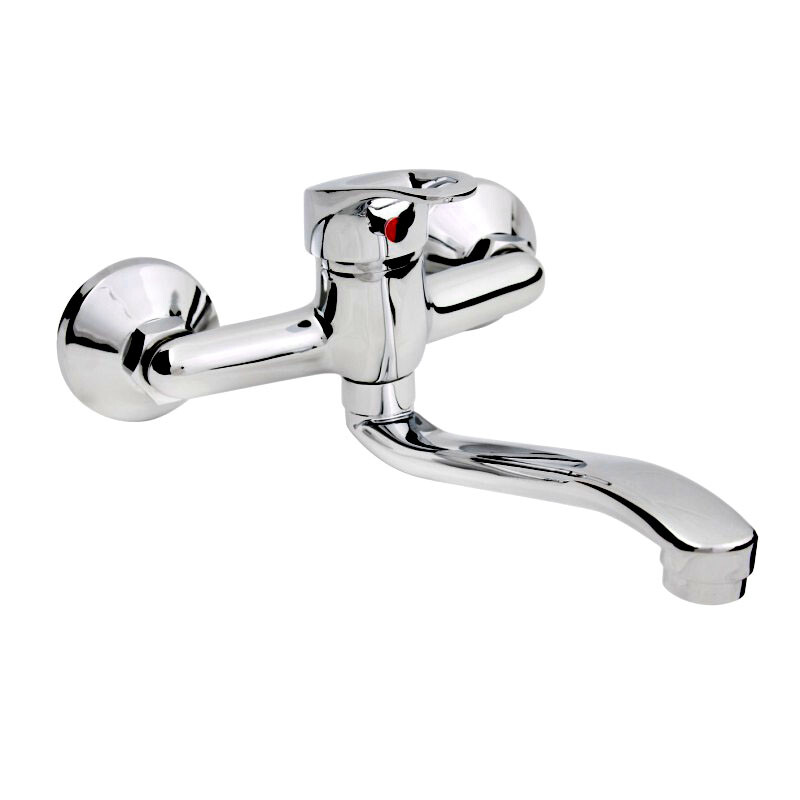 Wandarmatur Wandbatterie SM Einhandmischer Küchenarmatur Messing