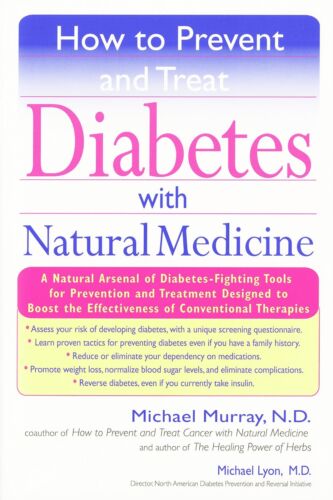How To Prevent and Treat Diabetes with Natural Medicine Michael Murray WT55339 - Picture 1 of 1