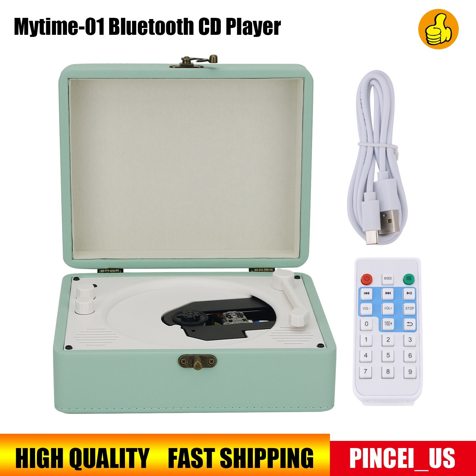 Disc Player Birthday Festival Gift With Remote Controller Sz