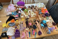 Lot Of Misc Barbie/mattle And Other Dolls And Accessories ￼