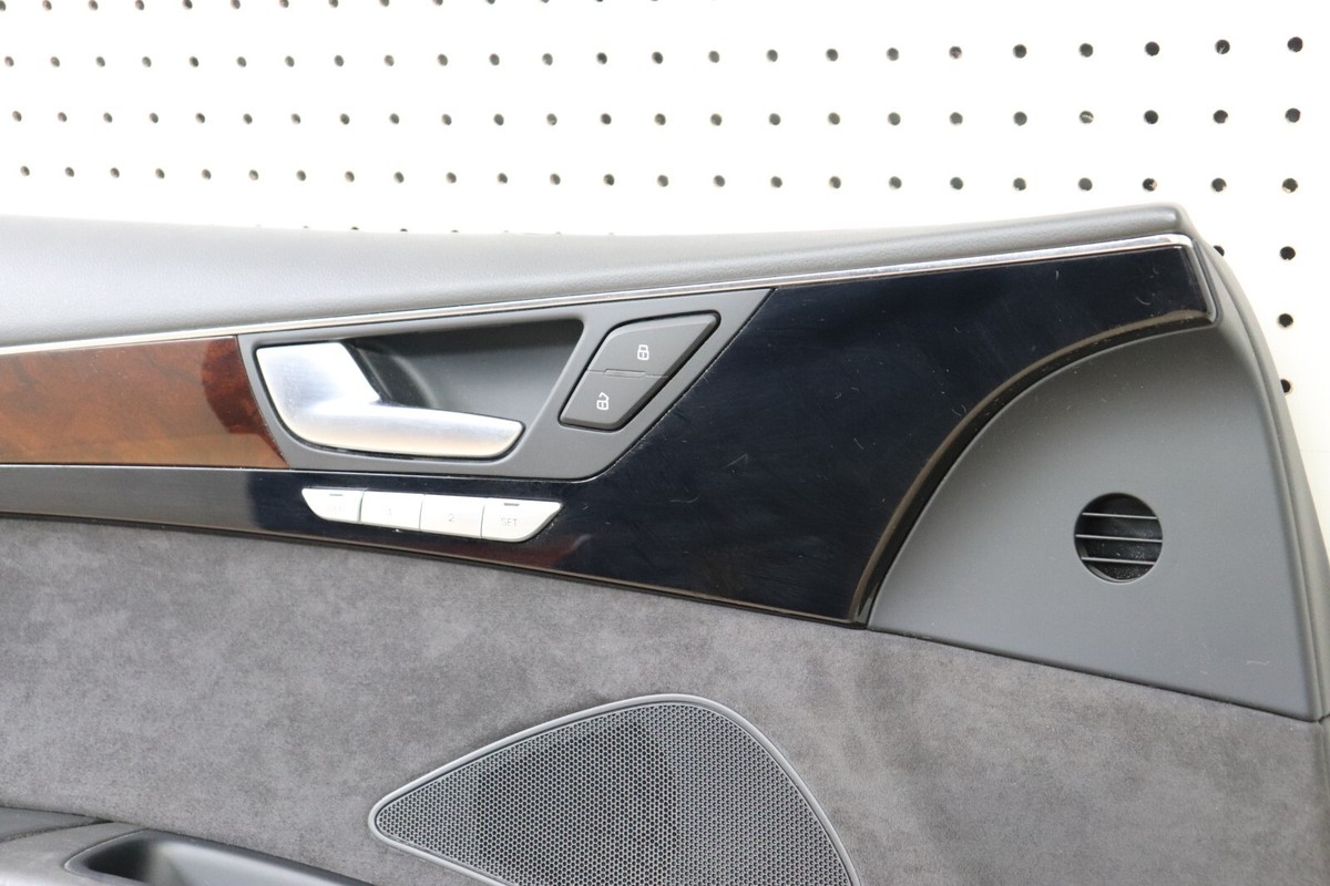 2012 12-14 AUDI A8L A8 D4 DOOR PANEL FRONT LEFT DRIVER SIDE SUEDE