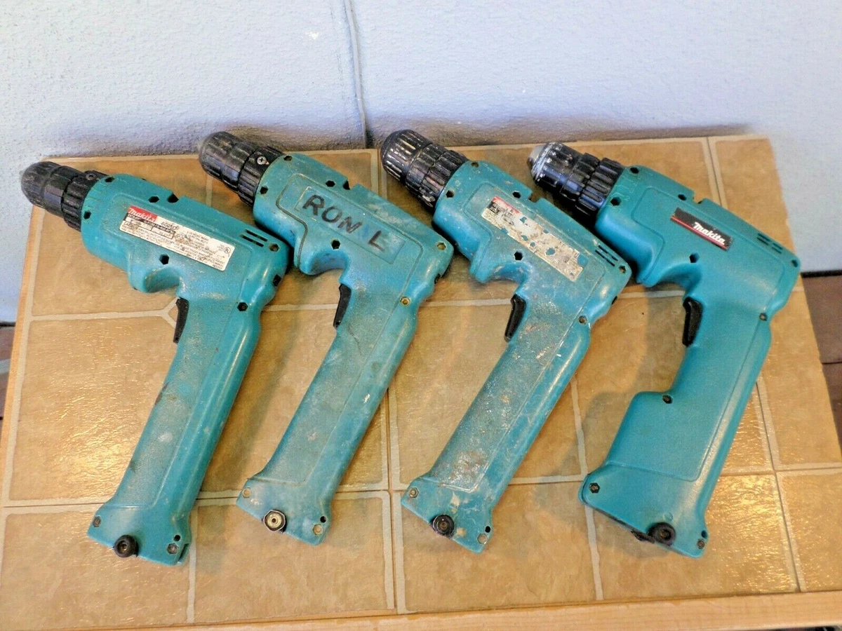 Lot of 4 Makita 9.6V Cordless Drill 6093D 6095D Charger eBay