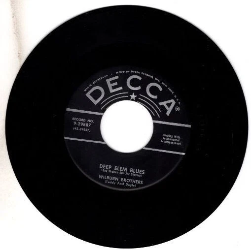 Wilburn Brothers – Deep Elem Blues / I'm So In Love With You 7" 45 - Image 3 of 4