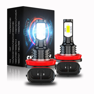 LED Fog Light Bulb H11 High Power 40W Lamps 6K White Foglight Bulbs H8 Kit