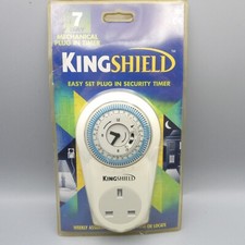 NOS Kingshield Socket Box Security Timer 7 Day Model T02B Outer Box Tatty