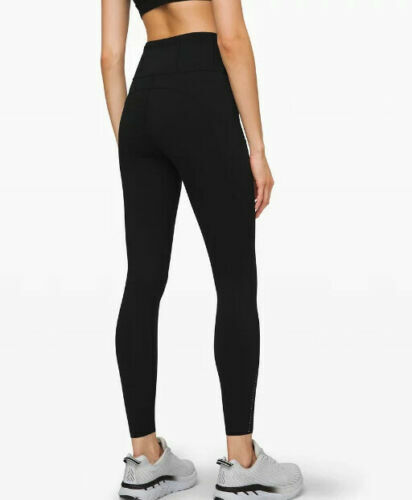 V-Waist Yoga Tight 24 *Grid Texture *Asia Fit