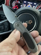 OCHS WORX LONTRA EDX Carbon Fiber M390 Satin Knife Titanium New