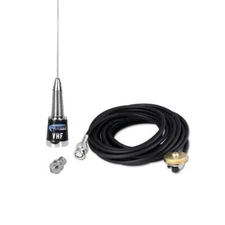 Rugged Radios RH-5R 1/2 Wave VHF External Antenna Kit with Coax Cable & Adapter