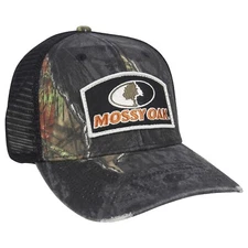 Mossy Oak Distressed Mesh Back Stretch-Fit Cap (L/XL)- MOBE
