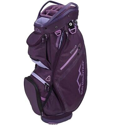 【驚きの値段で】 Sun Mountain 2024 Stellar Ladies Cart Bag - LILAC / PLUM その他