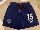 Rare Glasgow Rangers Match Worn Football Shorts Castore 12