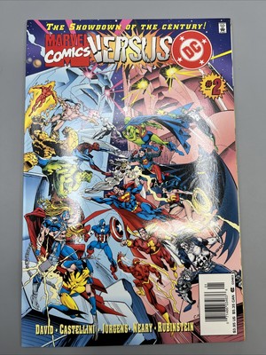 MARVEL Vs DC #2 Newsstand Variant 1996 Peter David Dan Jurgens NM+