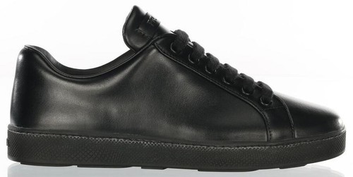 $522 NEIL BARRETT Leather Logo Slip-On Sneakers (36 EU; 6 US) New
