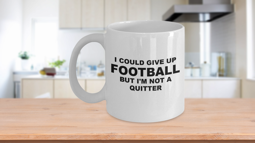 Funny football mug for players and coaches - Picture 1 of 3